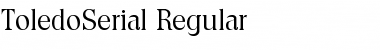 ToledoSerial Regular Font