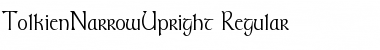TolkienNarrowUpright Regular Font