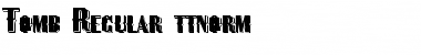 Tomb Regular Font