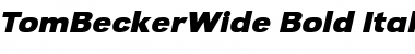 TomBeckerWide Font