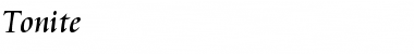 Download Tonite Font Download Tonite Font