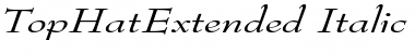 TopHatExtended Italic Font