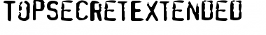 TopSecretExtended Font