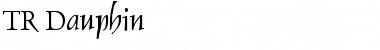 Download TR Dauphin Font Download TR Dauphin Font
