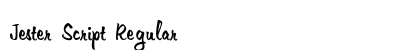 Jester Script Regular preview