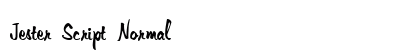 Jester Script Normal preview