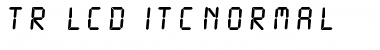 TR LCD Font