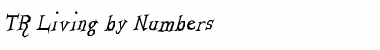 TR Living by Numbers Font