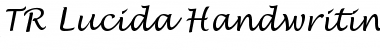 TR Lucida Handwriting Italic Font