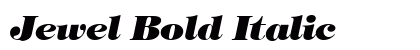 Jewel Bold Italic Preview