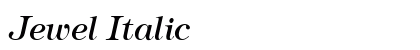 Jewel Italic preview