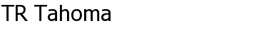 Download TR Tahoma Font Download TR Tahoma Font