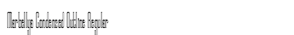Marbellya Condensed Outline Regular preview