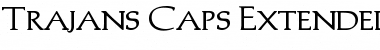 Trajan'sCapsExtended Bold Font Trajan'sCapsExtended Bold Font
