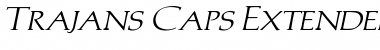 Trajan'sCapsExtended Italic Font Trajan'sCapsExtended Italic Font