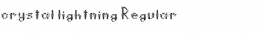 crystal-lightning Font
