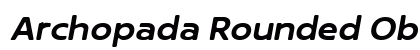 Archopada Rounded Oblique SemBd Regular