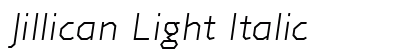 Jillican Light Italic preview