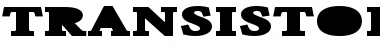 Transistor Font