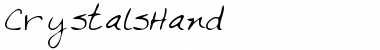 CrystalsHand Regular Font