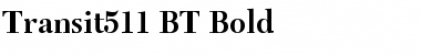 Transit511 BT Font