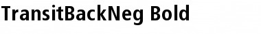 Download TransitBackNeg Font Download TransitBackNeg Font