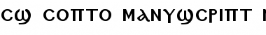 CS Copto Manuscript Normal Font