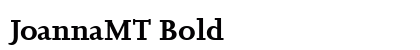 JoannaMT Bold preview