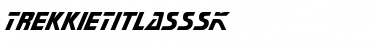 TrekkieTitlasSSK Regular Font