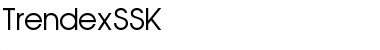 TrendexSSK Regular Font TrendexSSK Regular Font