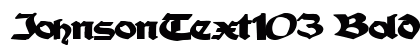 JohnsonText103 Bold preview