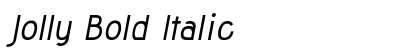 Jolly Bold Italic Preview