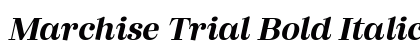 Marchise Trial Bold Italic preview