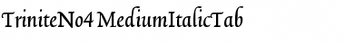 TriniteNo4 Font