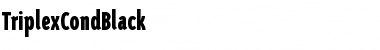 TriplexCondBlack Font