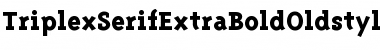 TriplexSerifExtraBoldOldstyle Font