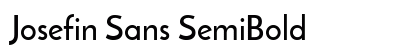Josefin Sans SemiBold Preview