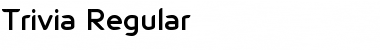 Trivia-Regular Font