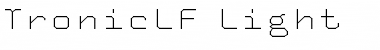 TronicLF-Light Regular Font