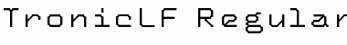 TronicLF-Regular Regular Font