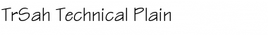 TrSah Technical Plain Font