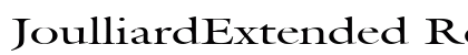 JoulliardExtended Regular preview