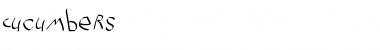 Download Cucumbers Font Download Cucumbers Font