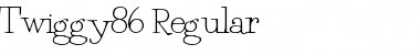 Twiggy86 Regular Font