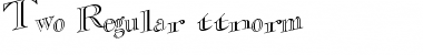 Two Regular Font