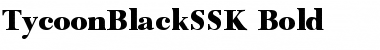 TycoonBlackSSK Bold Font