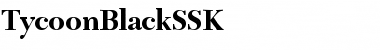 TycoonBlackSSK Font