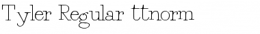 Tyler Regular Font