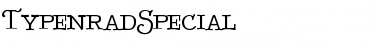 TypenradSpecial Regular Font