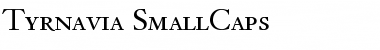 Tyrnavia Regular Font Tyrnavia Regular Font